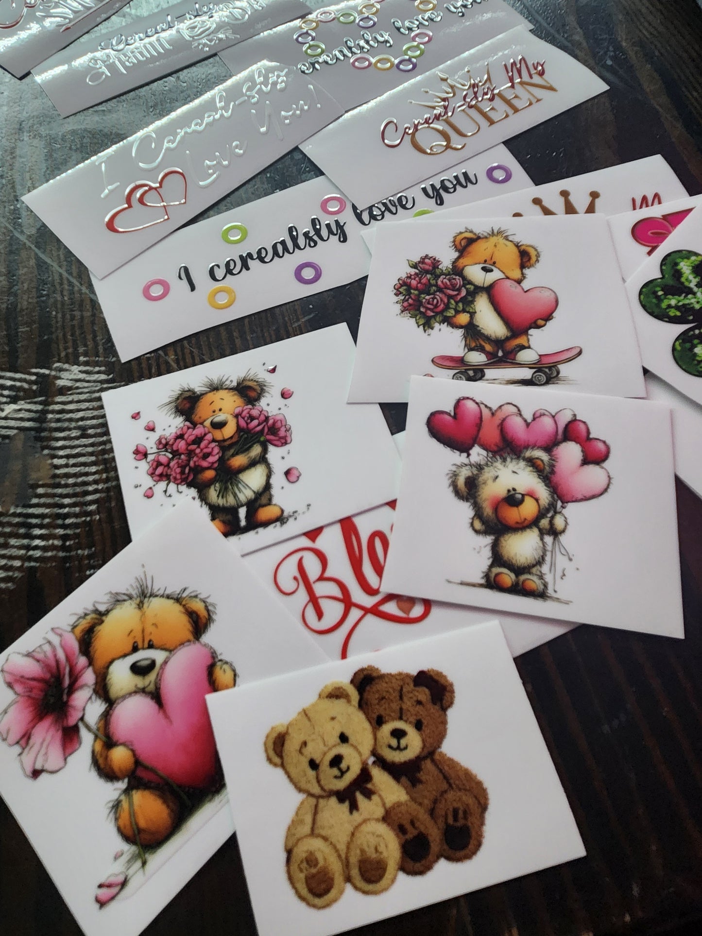 cutey longhorn Uv DECAL (4in)