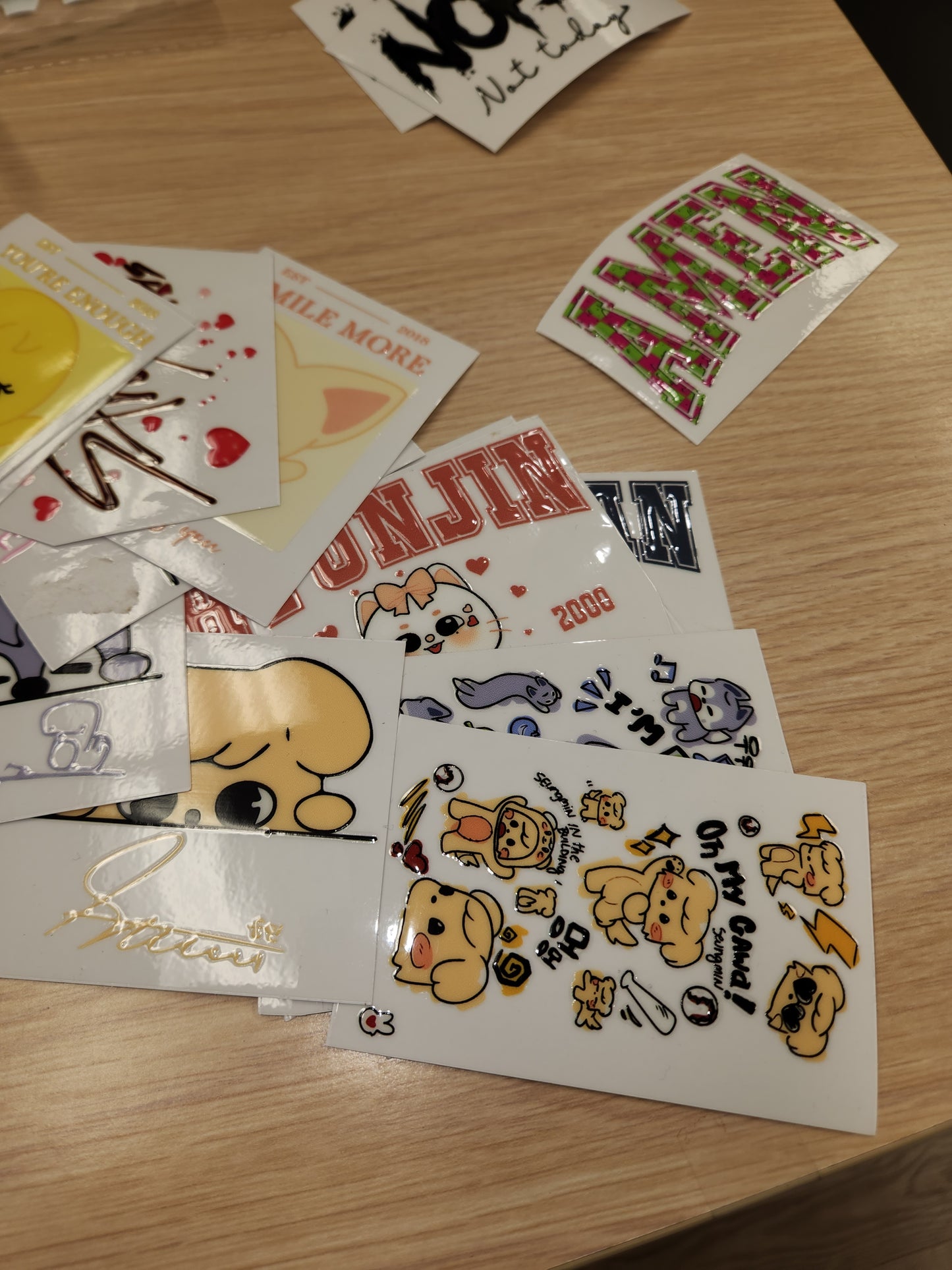 Mixed bundle of UV-DTF decals