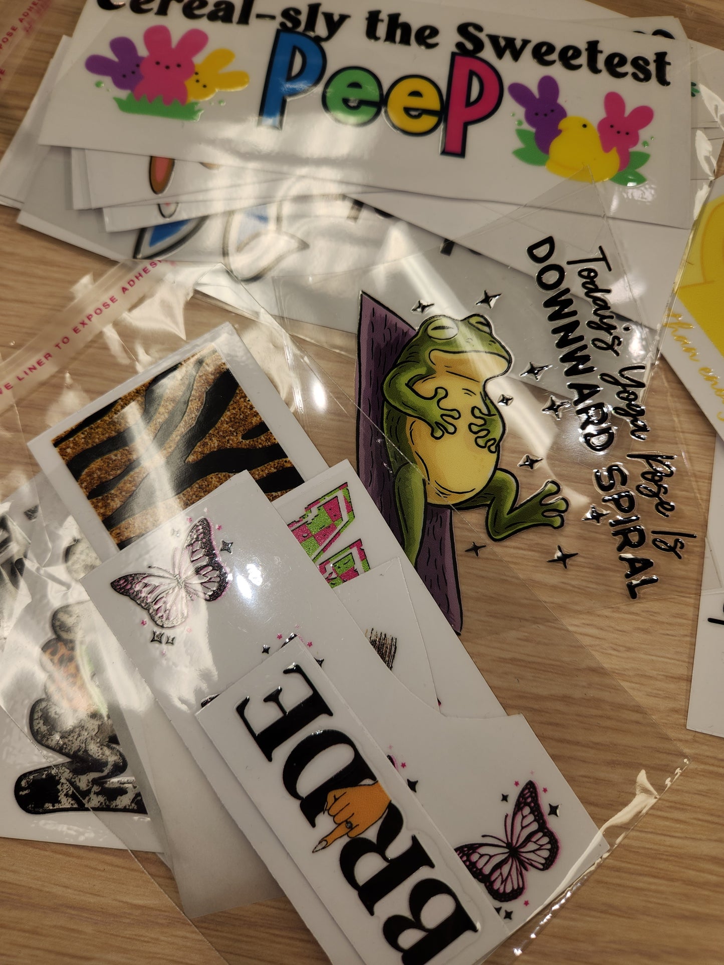 Mixed bundle of UV-DTF decals