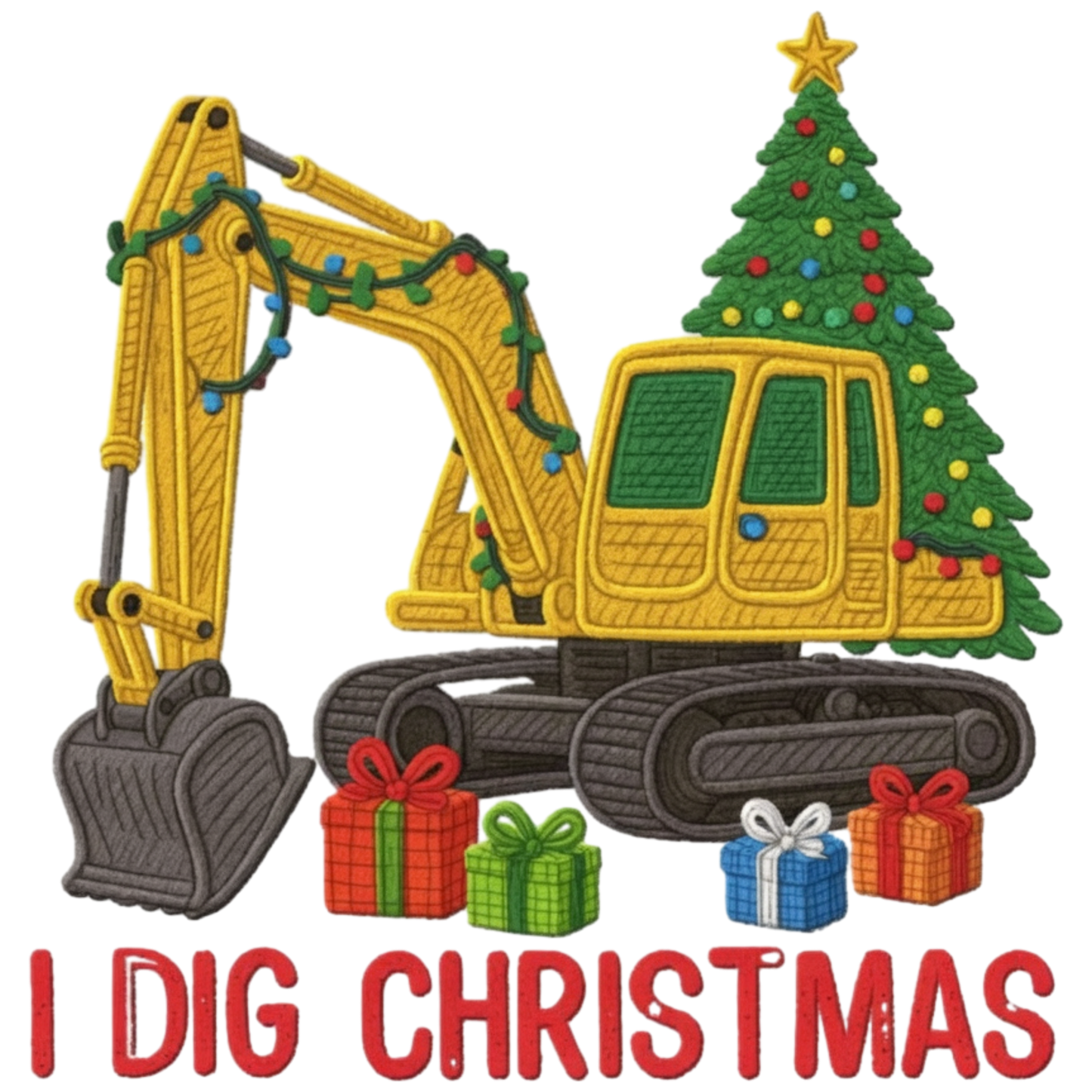 I dig Christmas faux yarn - Hur&Co.