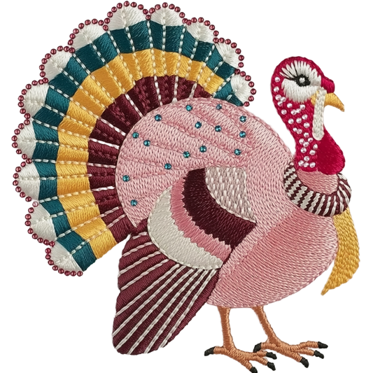 Faux yarn turkey