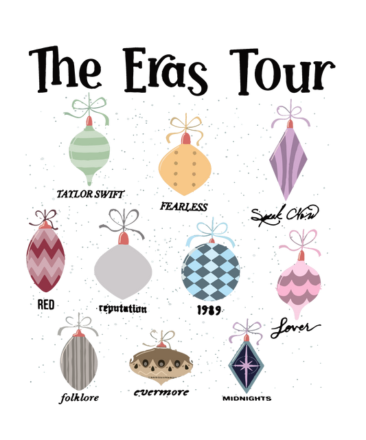 The Eras tour Bulbs DTF Transfer