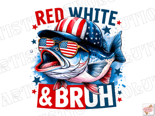 Red White & Bruh Fish