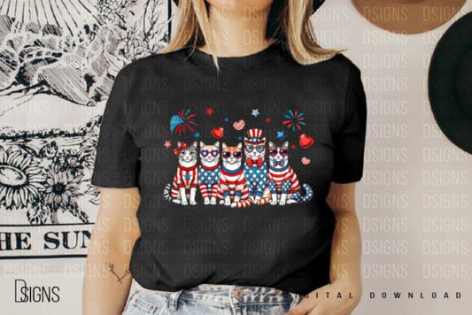 Cats 4th of July