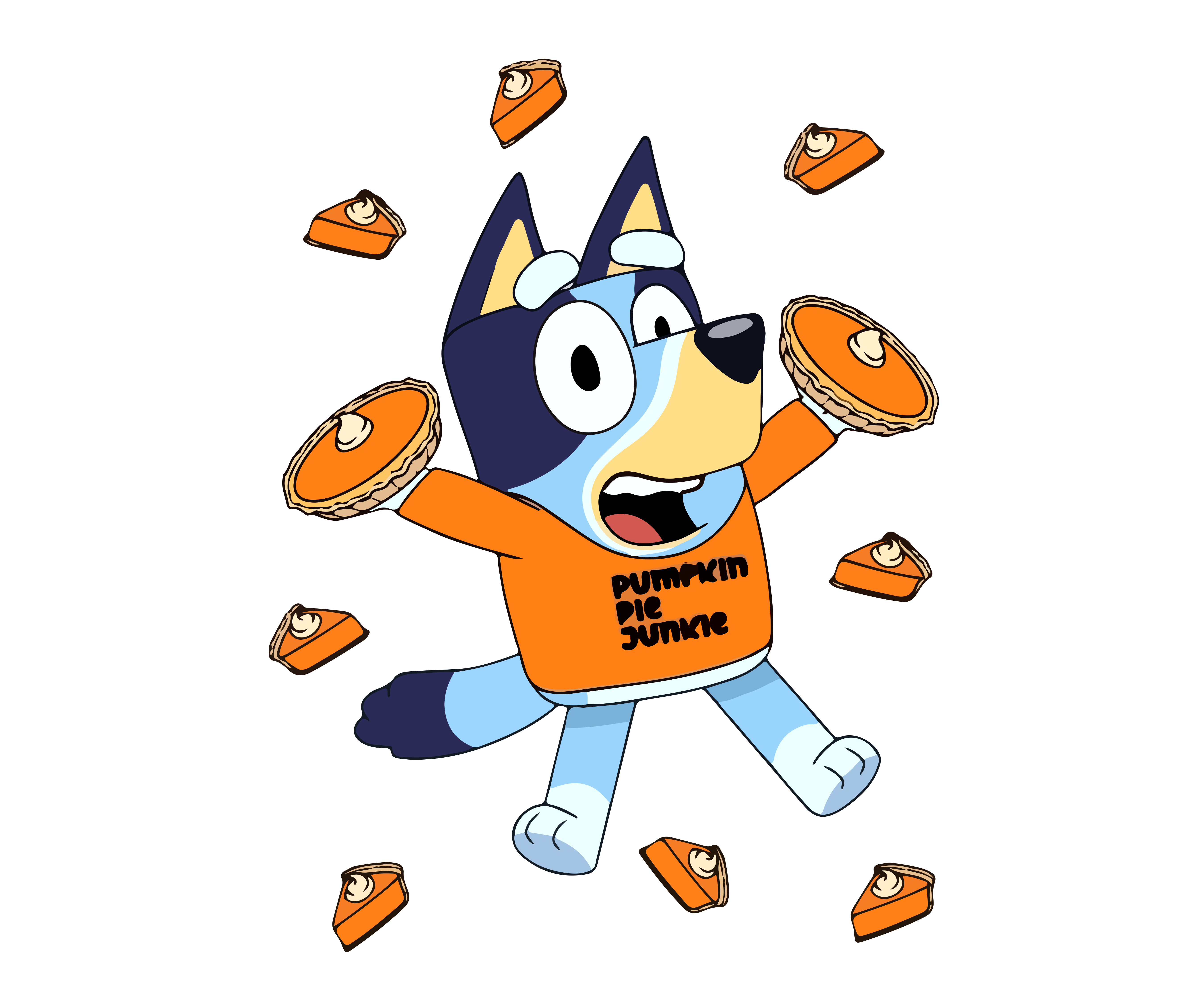 Bluey pies Fall DTF Transfer – Hur&Co.