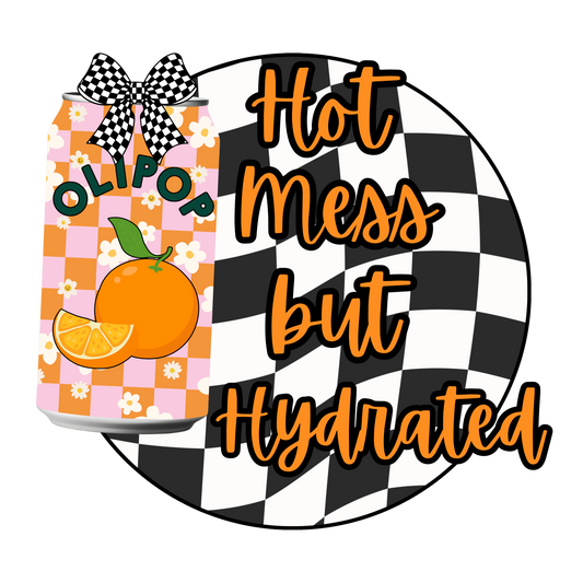 Olipop hot mess dtf transfer