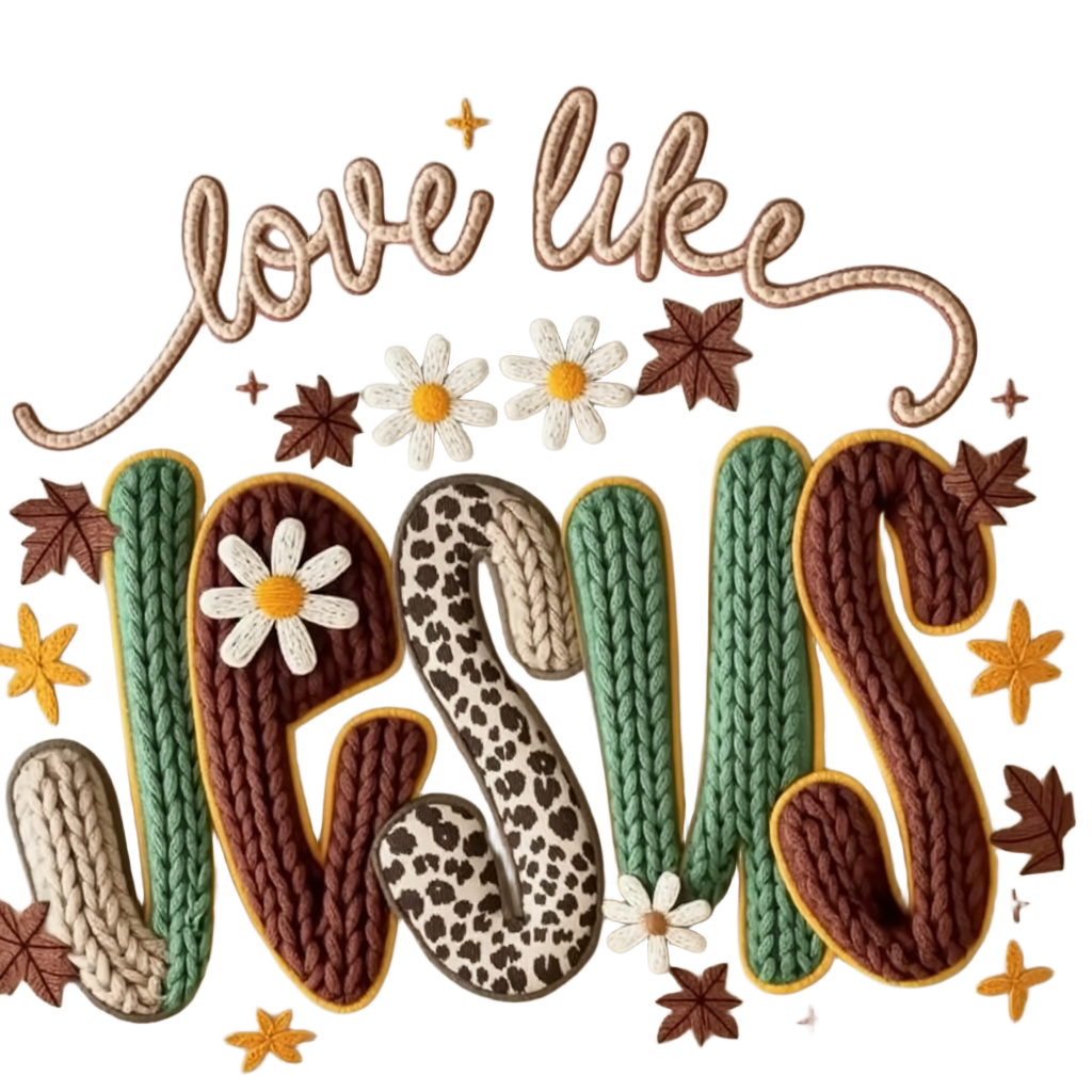 Faux yarn love like jesus - Hur&Co.