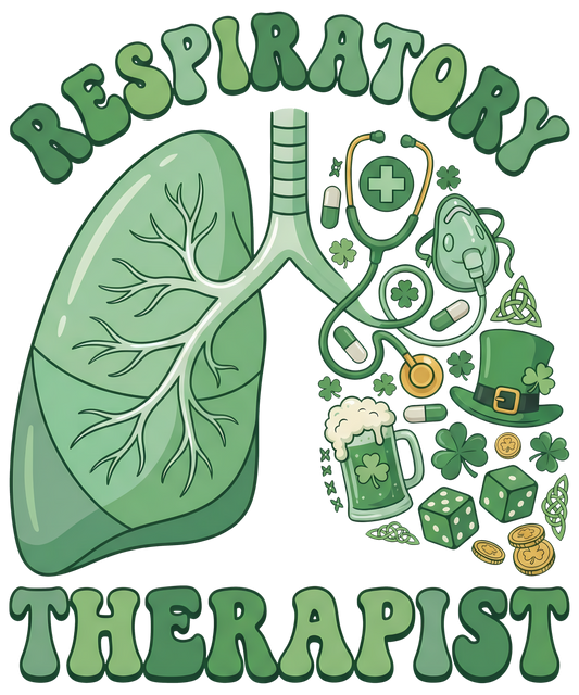 DTF TRANSFER RESPIRATORY THERAPIST ST - PATRICK
