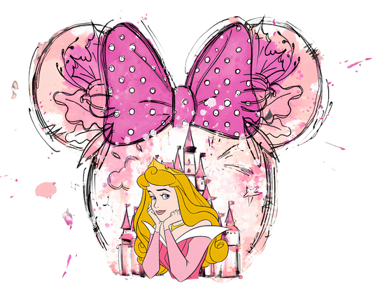 Sleeping Beauty  Castle dtf transfer