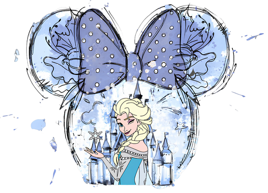 Elsa Castle dtf transfer