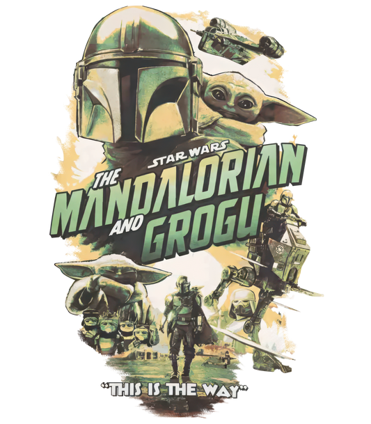 Mandalorian Grogu dtf transfer