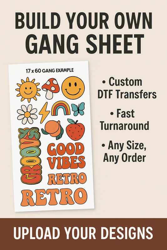 16 inch FULL COLOR gang sheet builder