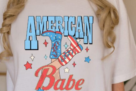 American Babe with Boots