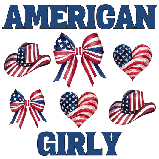 American girly dtf transfer