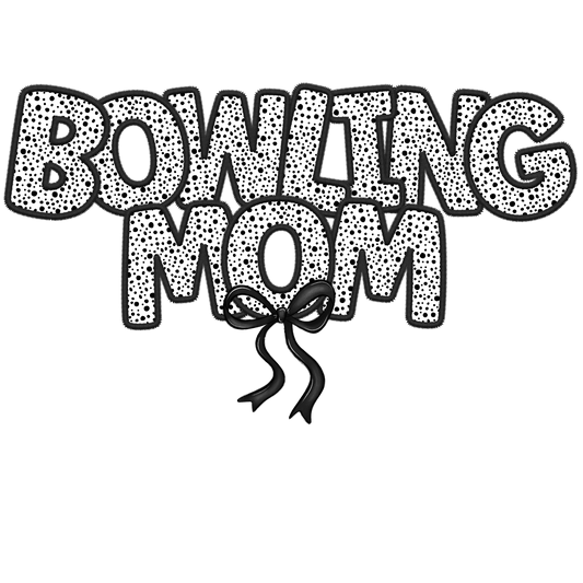 Bowling Mom with bow