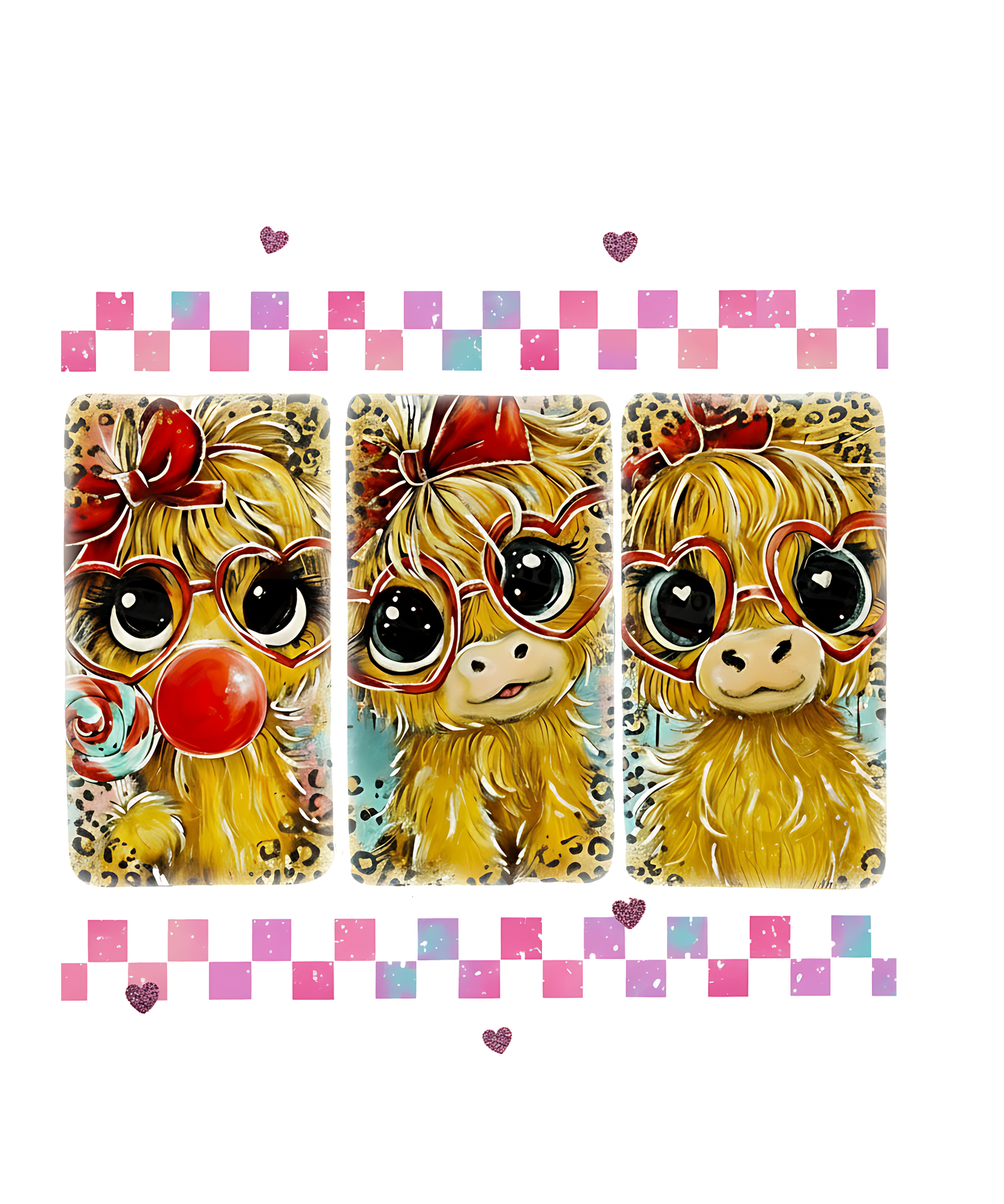 Baby cow collage ♥️💕❤️dtf transfer