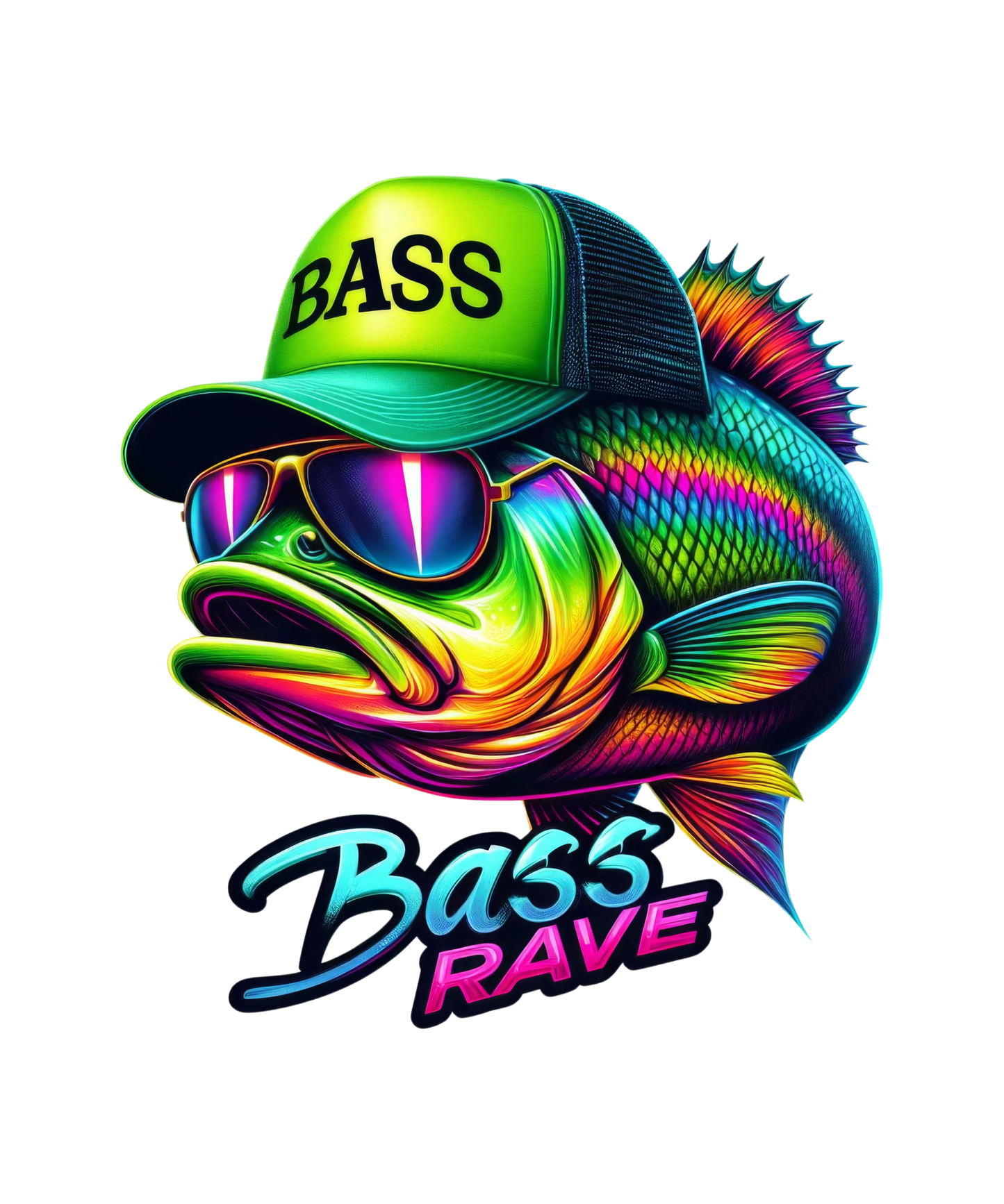 bass rave dtf transfer