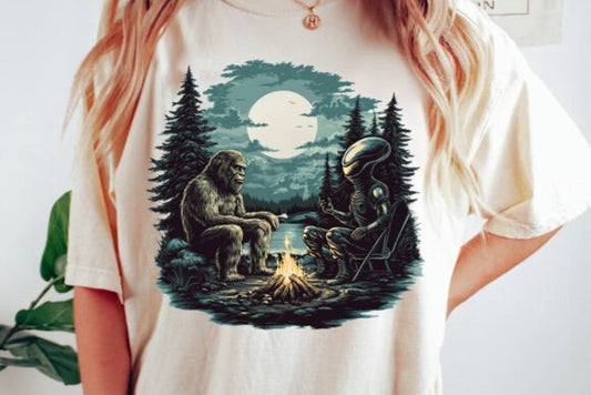Bigfoot & Alien