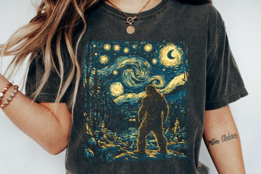 Big foot stary night