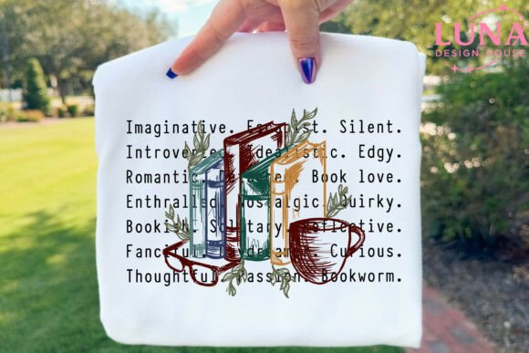 BOOK LOVER dtf transfer