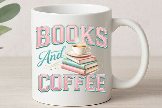 books and coffee (4in)