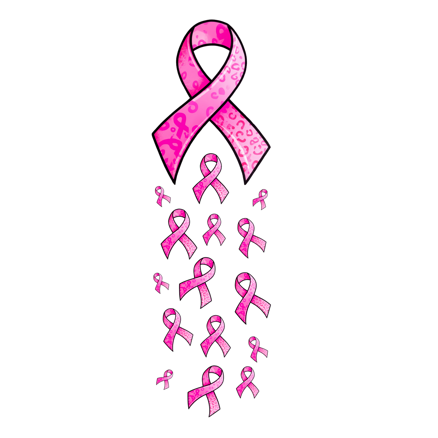 Breast cancer 🎀 ribbon set
