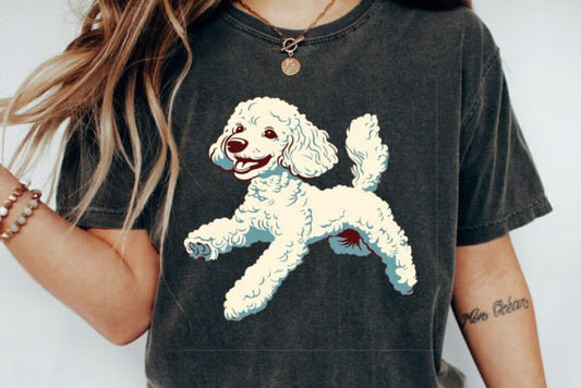 Cartoon poodle