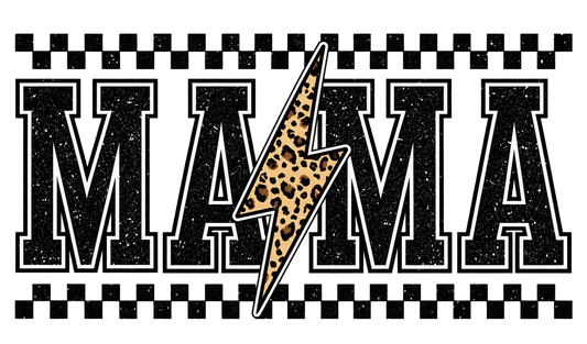 Mama lighting leopard
