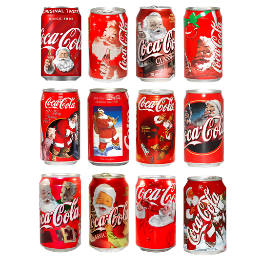 Coke Christmas stacked dtf transfer