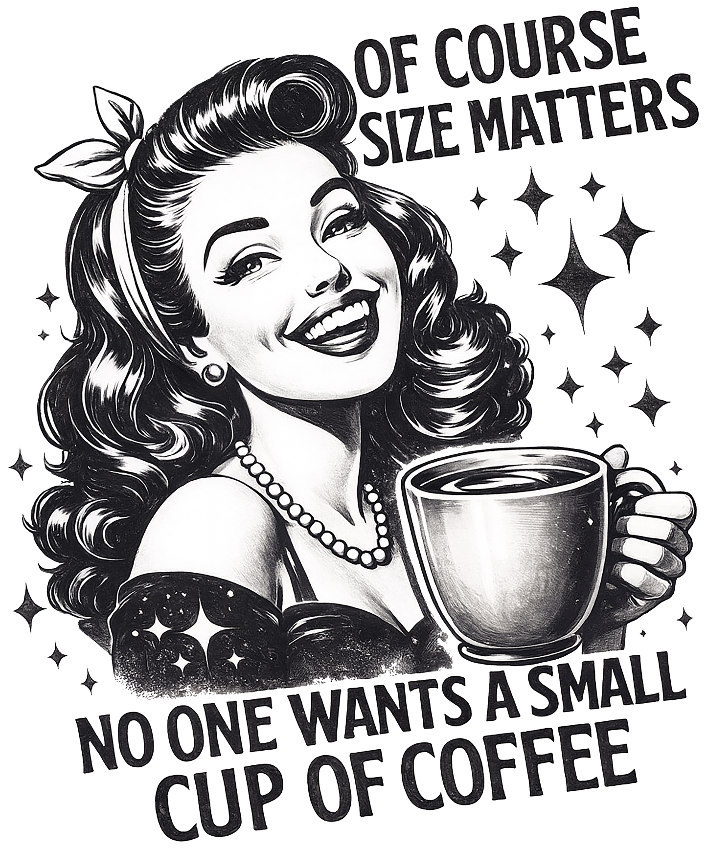 of course size matters (4in) uv decal