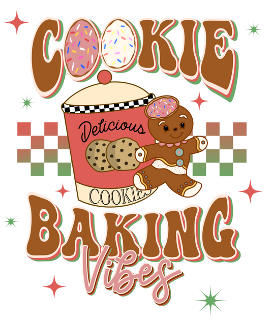 Cookie baking crew dtf transfer