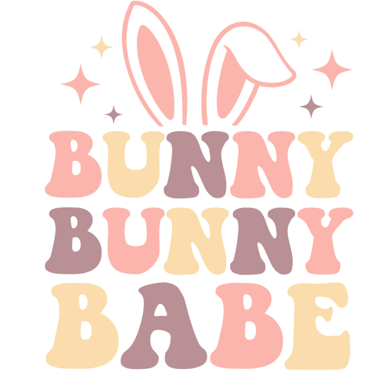 bunny babe  dtf transfer