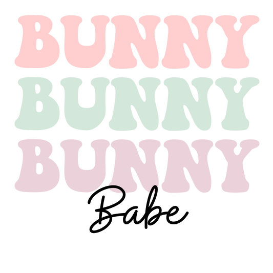 bunny babe dtf transfer