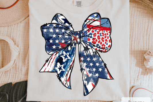 4th of July Bow