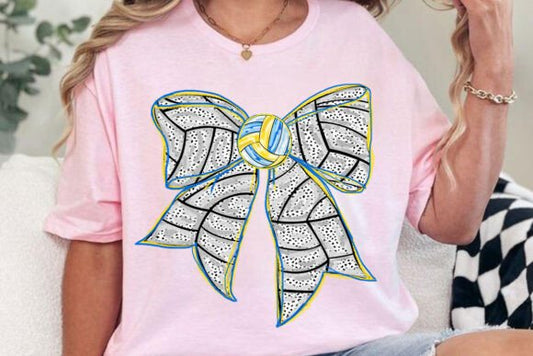 Coquette Volleyball bow