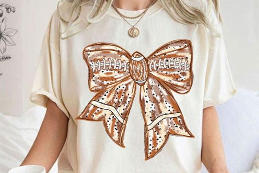 Coquette Football bow