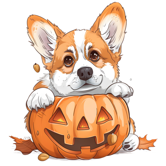 Corgi 🎃 pumpkin