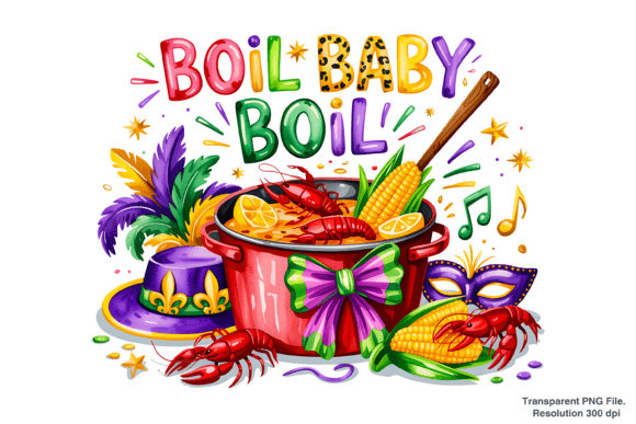 Boil baby boil dtf transfer