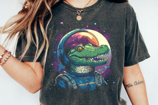 Crocodile in space