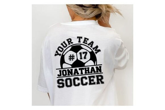 Semi Custom Soccer - Team - Number - Name