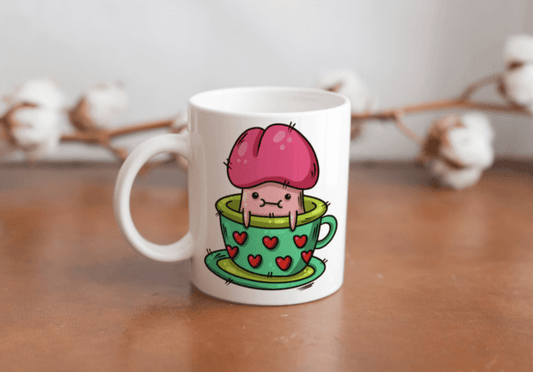 Mushroom cup Uv DECAL (4in)