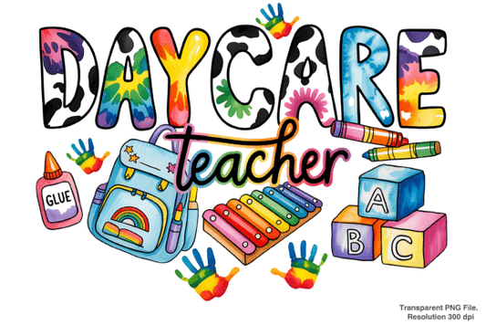 DAYCARE TEACHER dtf transfer