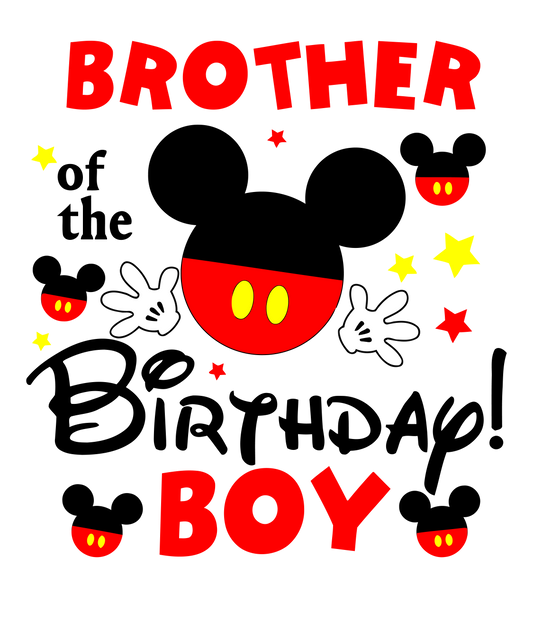 Brother of the birthday boy