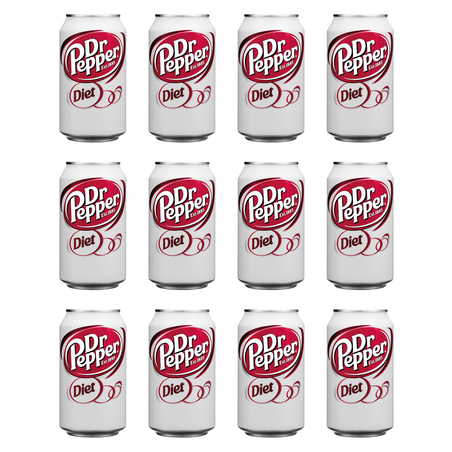 Diet Dr. pepper stacked dtf transfer