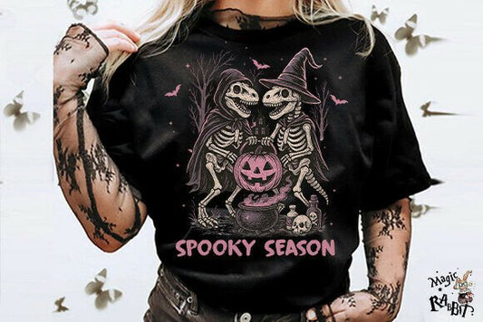 Dino Skelly spooky season