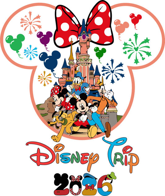 Disney Trip 2026 minnie dtf transfer