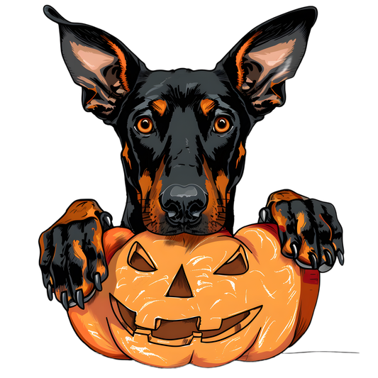 Doberman 🎃 pumpkin