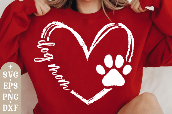 Heart Dog mom♥️💕❤️dtf transfer