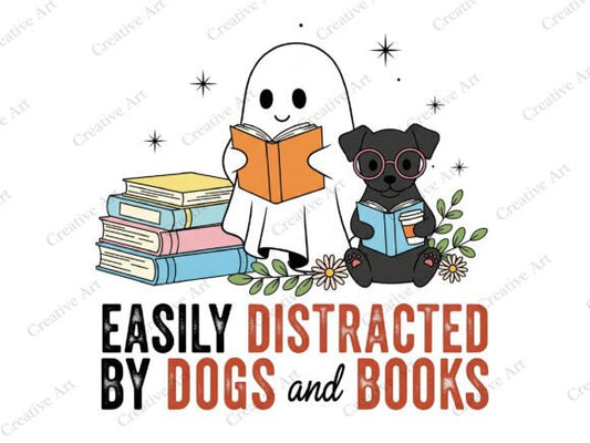 Easily distracted by dogs and books
