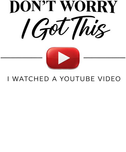 Don't Worry I watched a you tube video DTF transfer